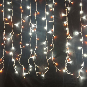 LED 黃白光窗簾燈288燈