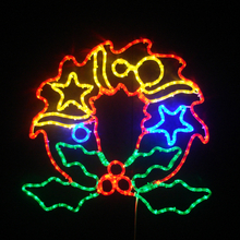 LED 聖誕花飾