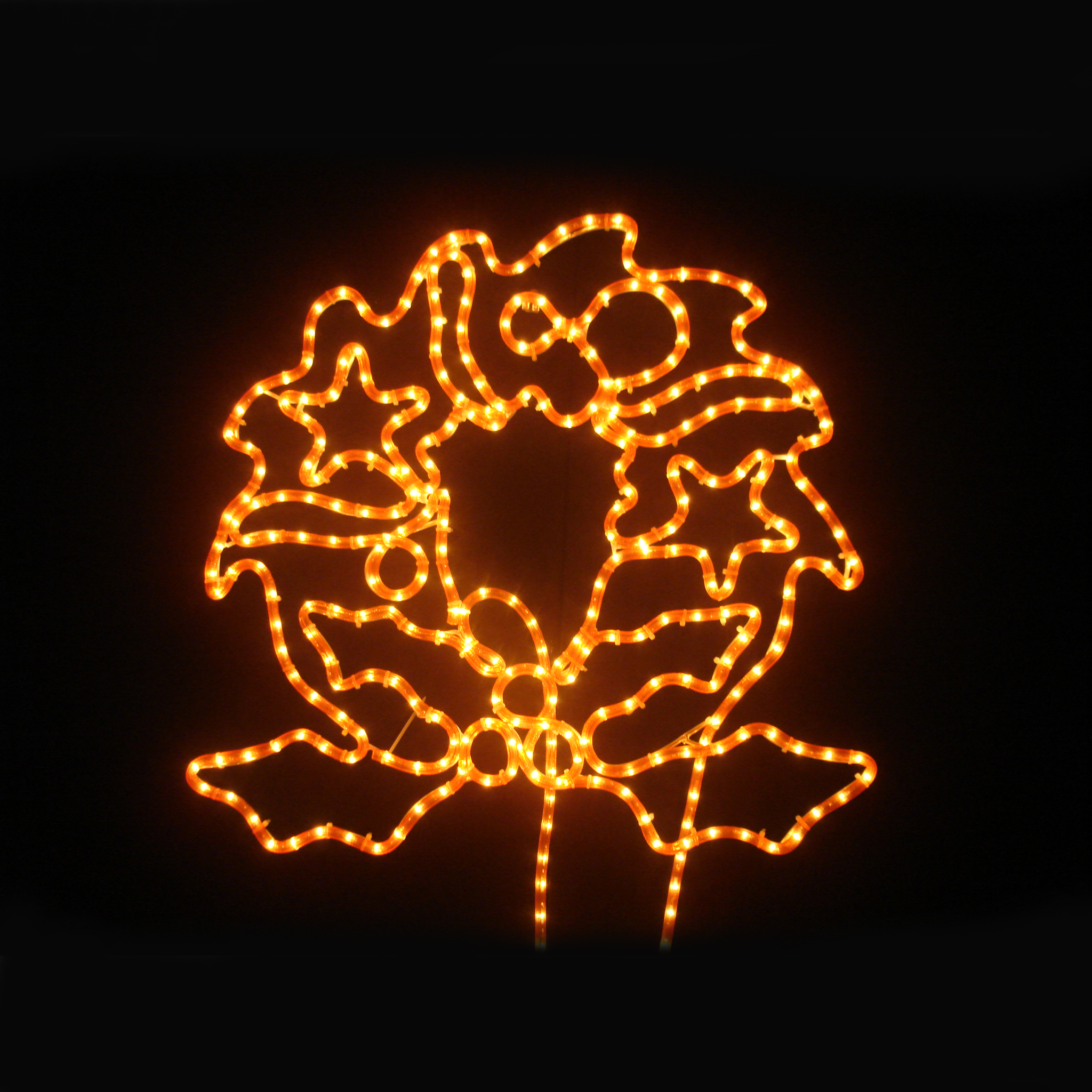 LED 聖誕花飾
