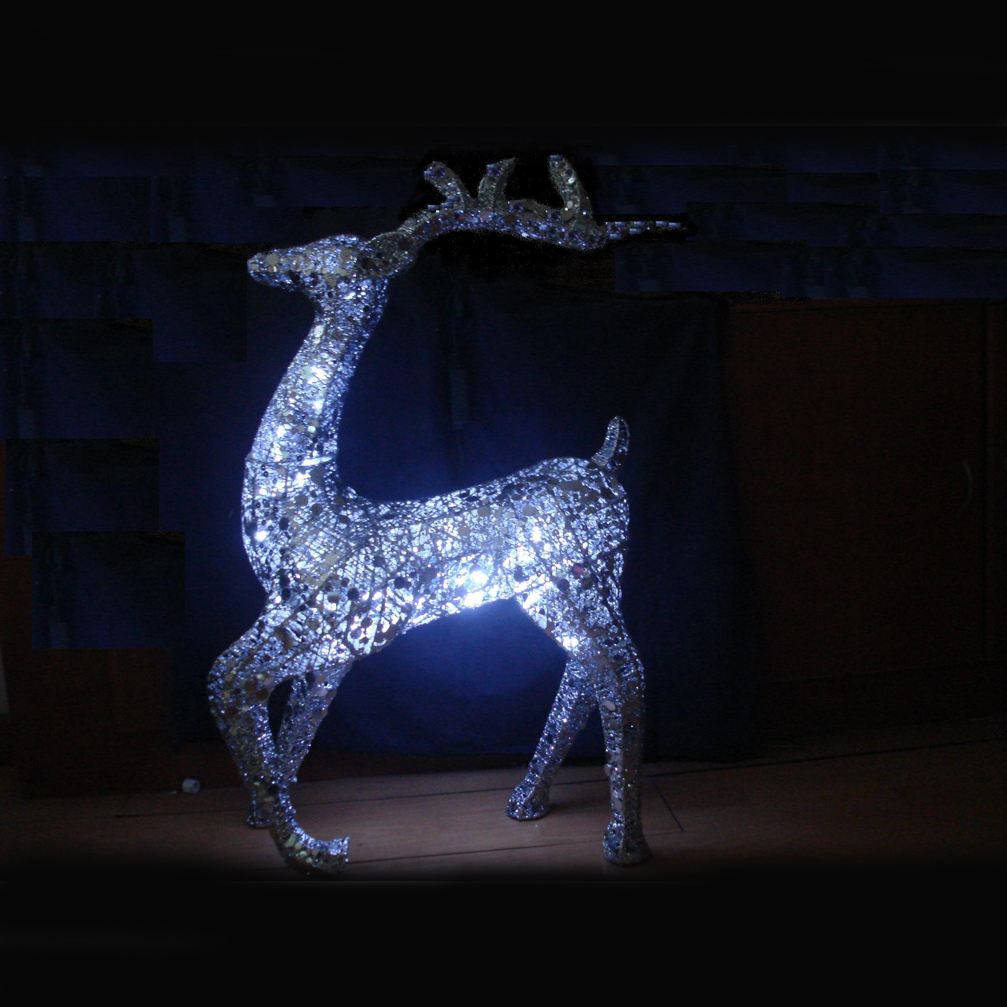 LED 水晶麋鹿