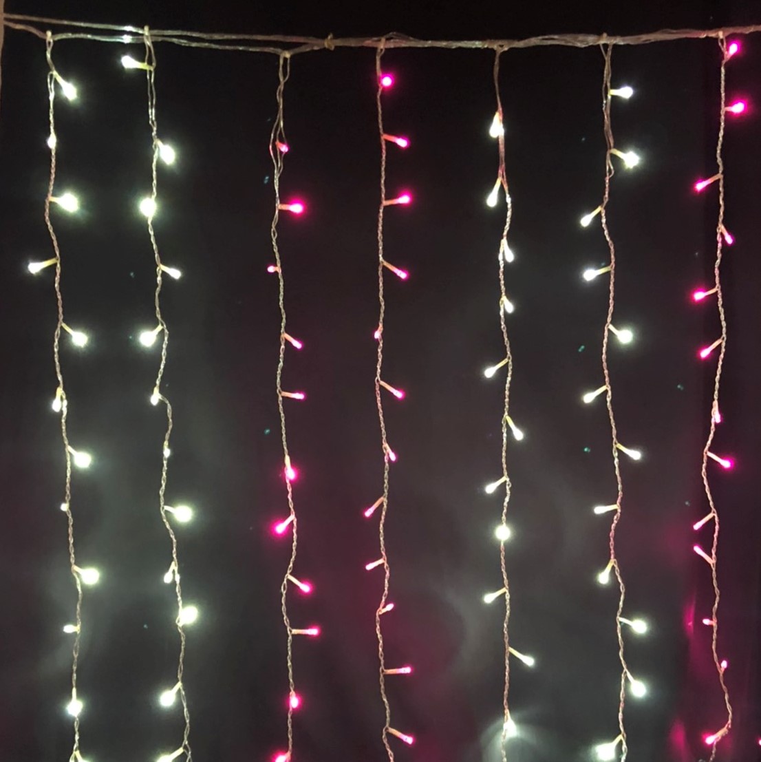 LED 粉白光窗簾燈